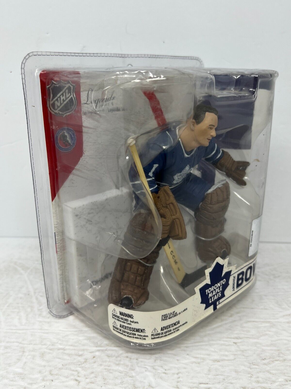 McFarlane NHL Legends Series 6 Johnny Bower Toronto Maple Leafs Action Figure