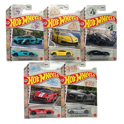 Hot Wheels World Class Racers Walmart Exclusive 1:64 Diecast Complete Set of 5