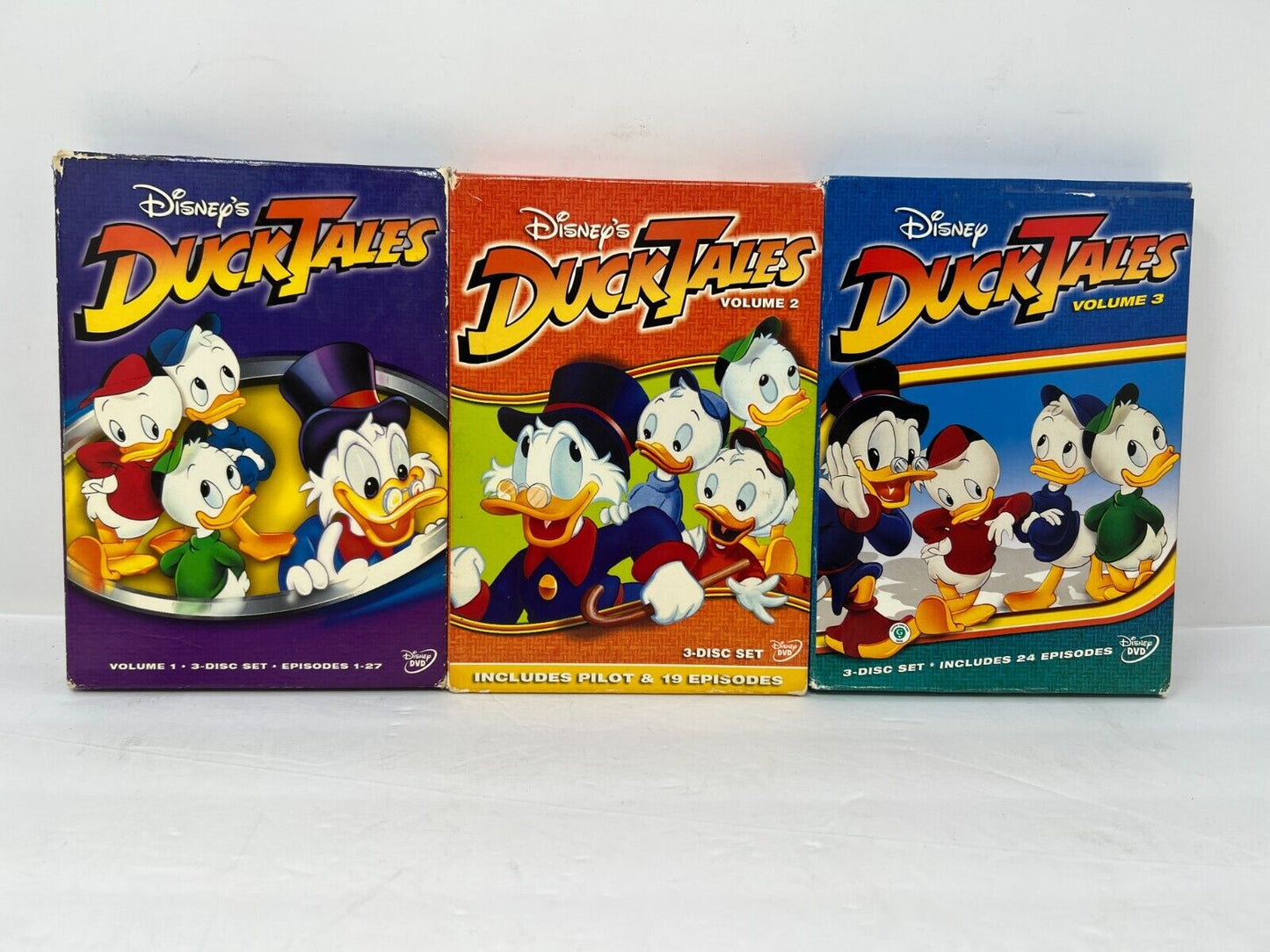 Disney Ducktales Volume 1 2 3 (DVD) Lot TV Series Boxset Good Condition!!