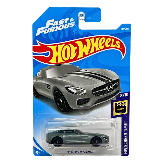 Hot Wheels HW Screen Time Fast and Furious '15 Mercedes-AMG GT 1:64 Diecast