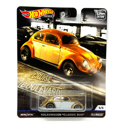 Hot Wheels Premium Cruise Boulevard Volkswagen Classic Bug 1:64 Diecast