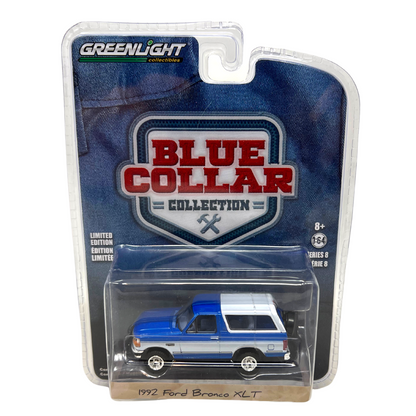 Greenlight Blue Collar Collection Series 8 1992 Ford Bronco XLT 1:64 Diecast