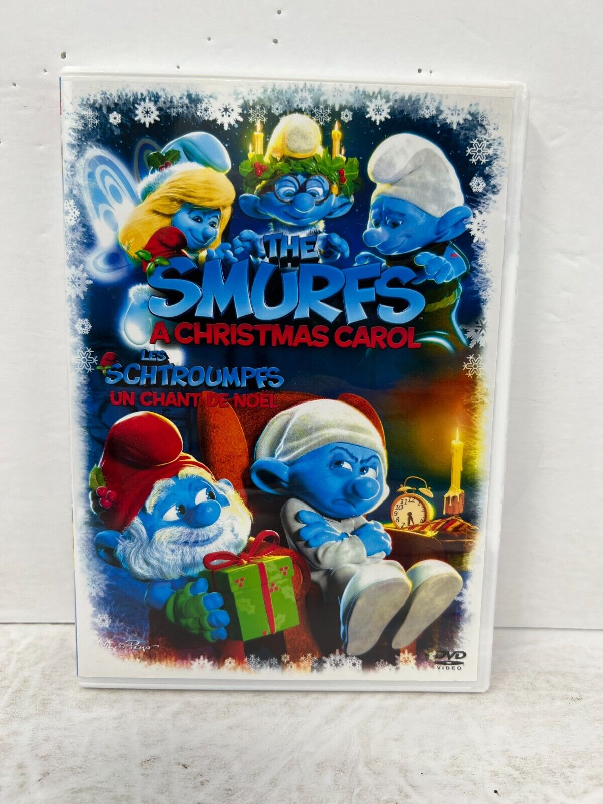 The Smurfs A Christmas Carol (DVD, 2012) Kids Cartoon Good Condition!!!