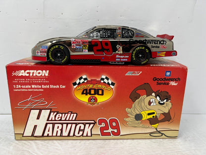 Action Nascar #29 Kevin Harvick Looney Tunes White Gold GM Dealers 1:24 Diecast