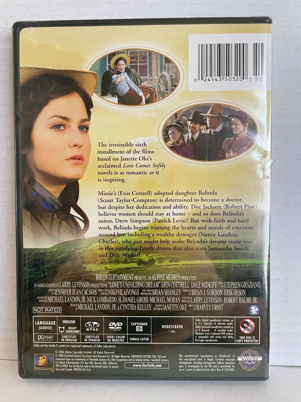 Loves Unfolding Dream (DVD, 2008) Erin Cottrell Dale Midkiff Drama Sealed!!!