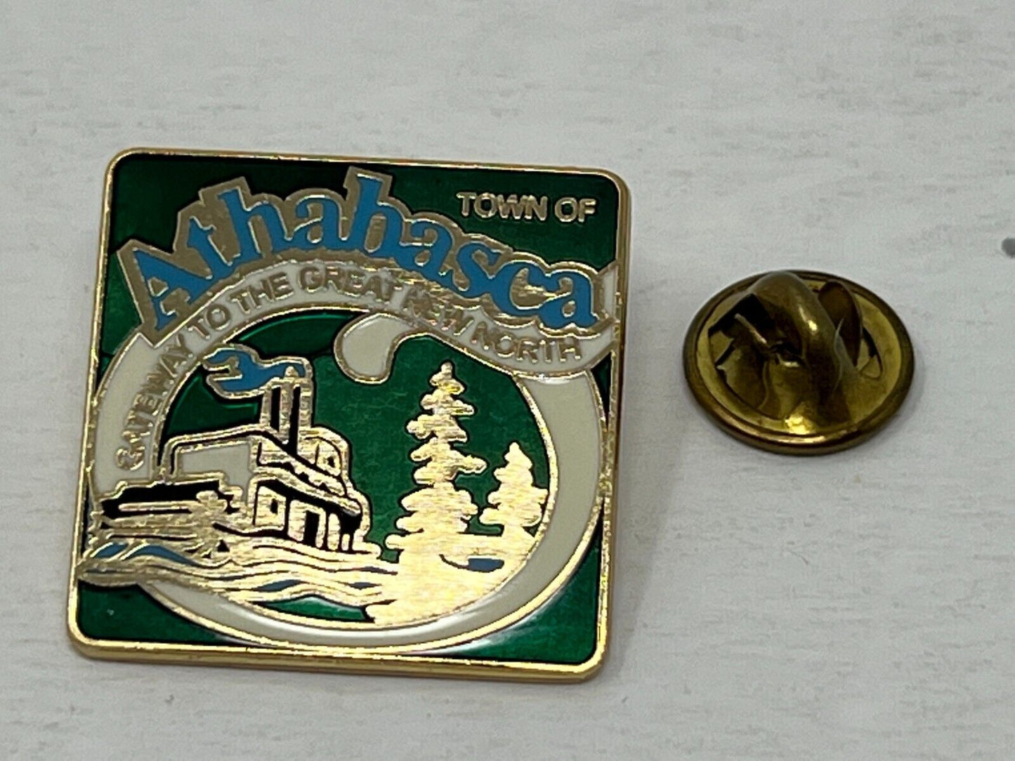 Town of Athabasca Gateway to the Great New North Cities & States Lapel Pin