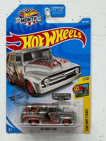 Hot Wheels Zamac HW Art Cars '56 Ford F-100 1:64 Diecast