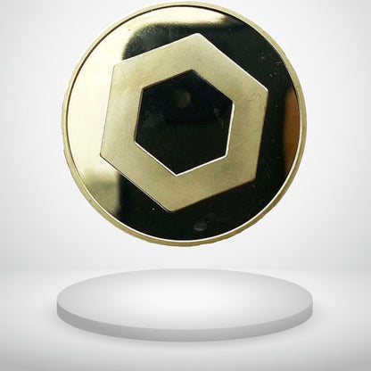 Chainlink | LINK Physical Crypto Coin Novelty Souvenir Token Gold Color