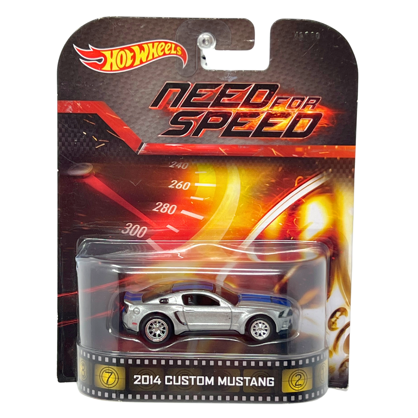 Hot Wheels Retro Entertainment Need for Speed 2014 Custom Mustang 1:64 Diecast