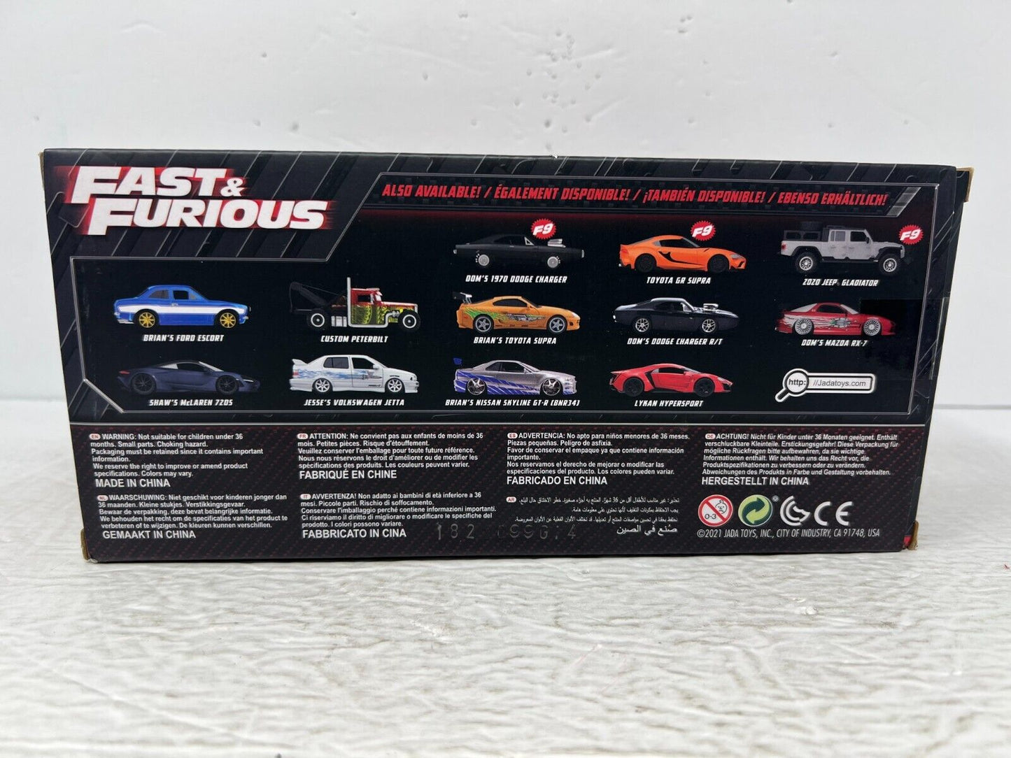 Jada Fast & Furious Brian's Toyota Supra 1:24 Diecast