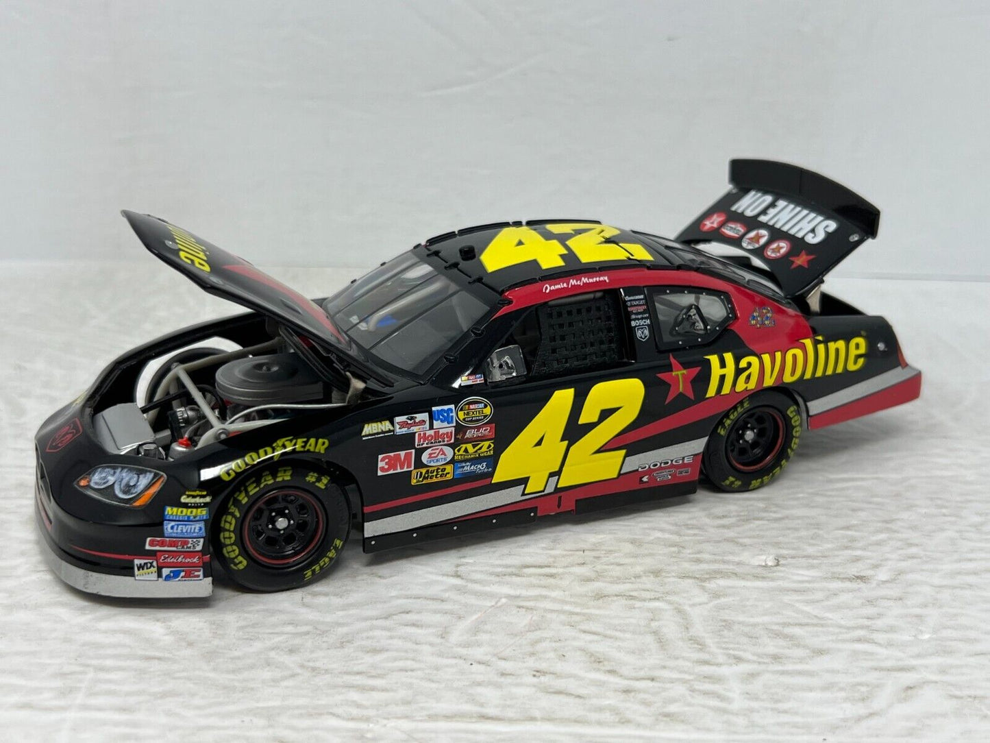 Action Nascar #42 Jamie McMurray Havoline Shine On Charlotte 2005 1:24 Diecast