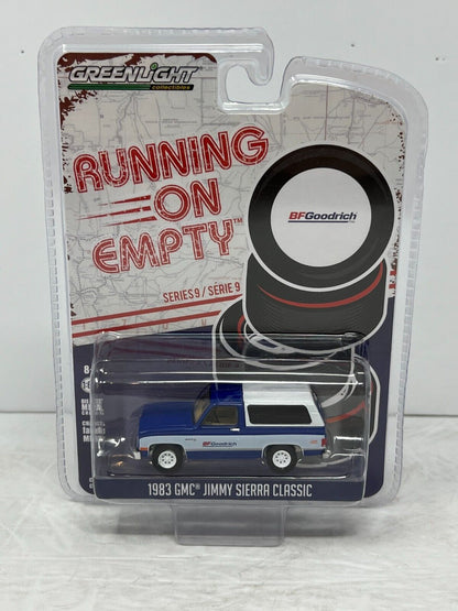 Greenlight Running on Empty 1983 GMC Jimmy Sierra Classic 1:64 Diecast