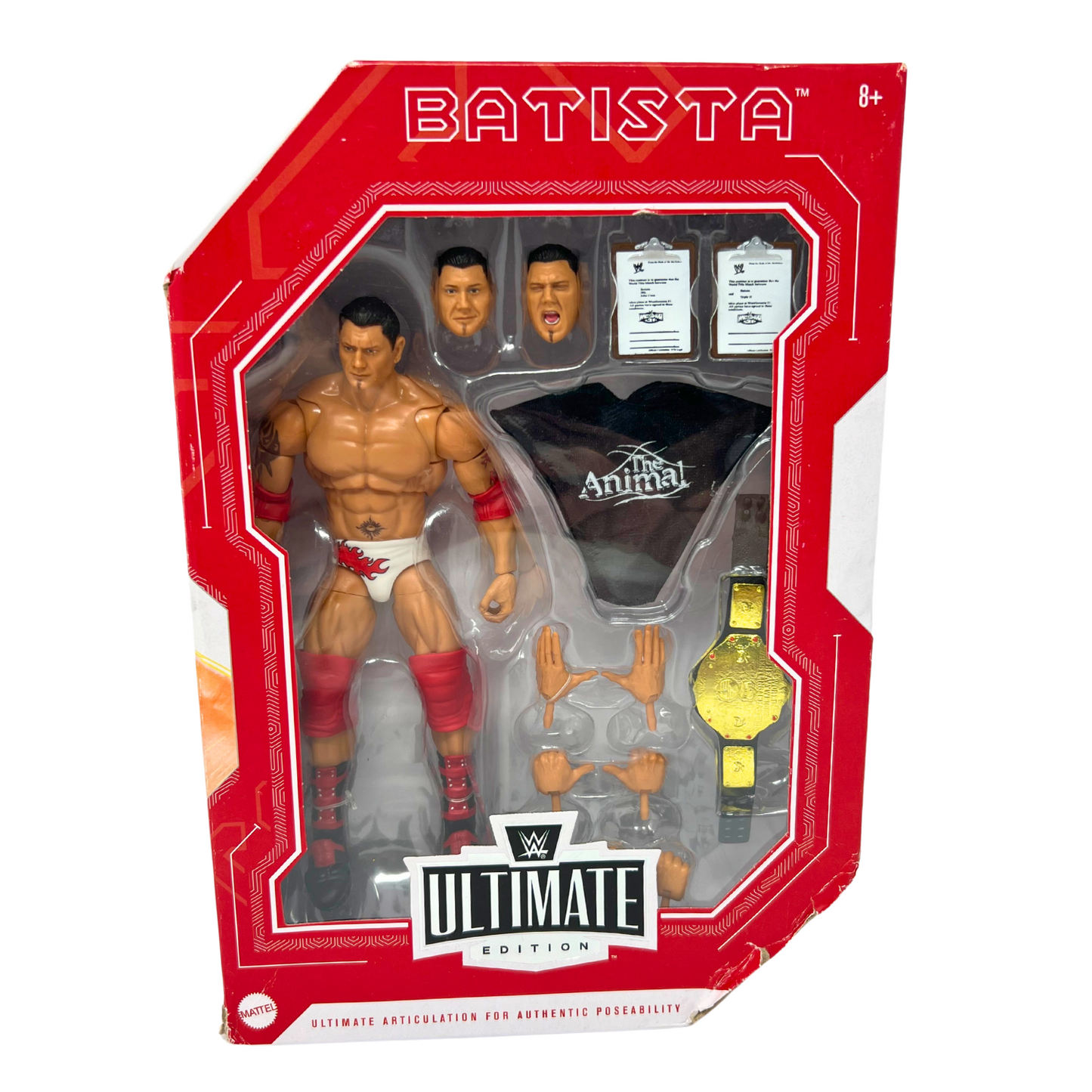 WWE Batista Ultimate Edition Mattel Action Figure Entrance Attire & Belt Mattel Toys