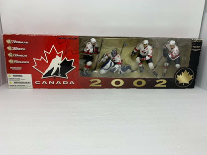 Mcfarlane NHL Team Canada 2002 Yzerman & Joseph & Lemieux & Pronger Figures Set