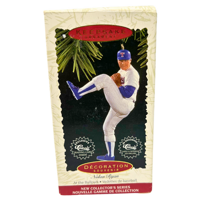 Hallmark Keepsake Christmas Ornament Nolan Ryan At the Ballpark #1 Figure