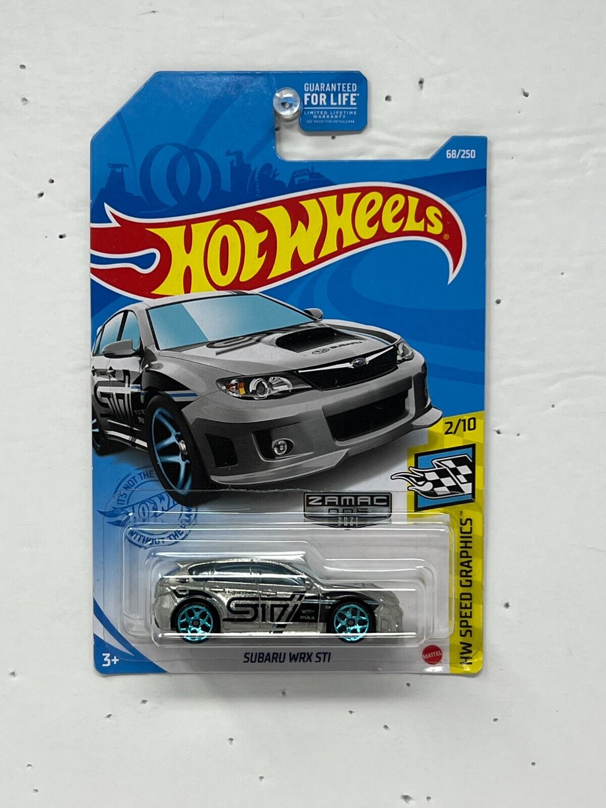 Hot Wheels Zamac 2017 HW Speed Graphics Subaru WRX STI 1:64 Diecast