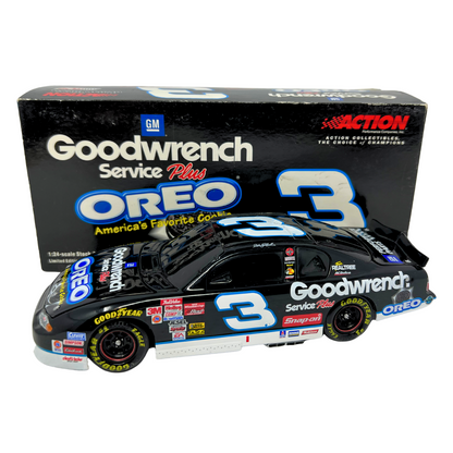 Action Nascar #3 Dale Earnhardt Sr. Oreo Goodwrench Black Window 1:24 Diecast