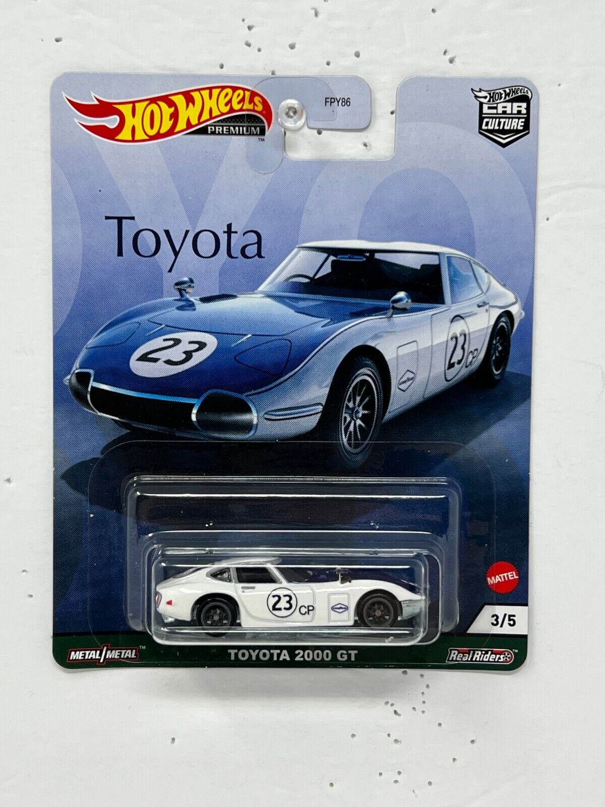 Hot Wheels Premium Toyota 2000 GT 1:64 Diecast