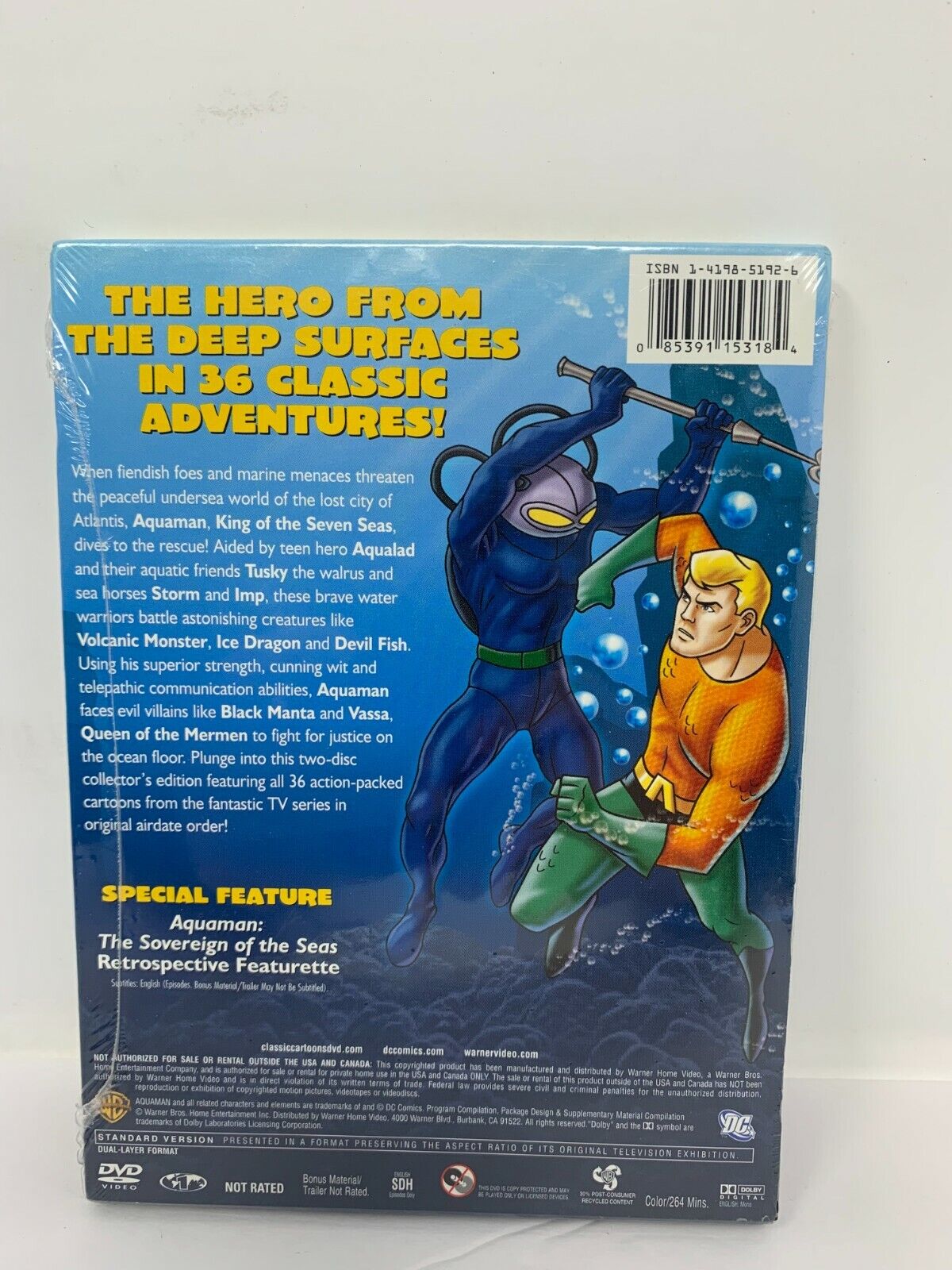 The Adventures of Aquaman The Complete Series Collection (DVD, 2007) DC Movie