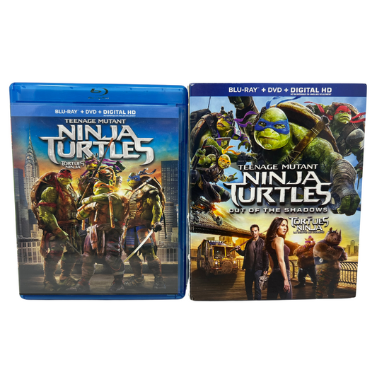 Teenage Mutant Ninja Turtles 2-Movie Collection Blu-ray Good Collection!!!