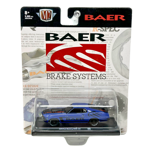M2 Machines Baer Brake Systems 1970 Ford Mustang Boss 429 1:64 Diecast