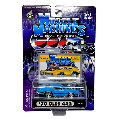Muscle Machines '70 Olds 442 1:64 Diecast