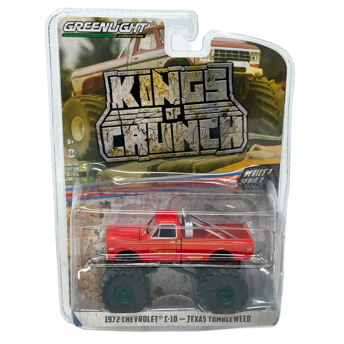 Greenlight Kings of Crunch 1972 Chevrolet C-10 Green Machine 1:64 Diecast