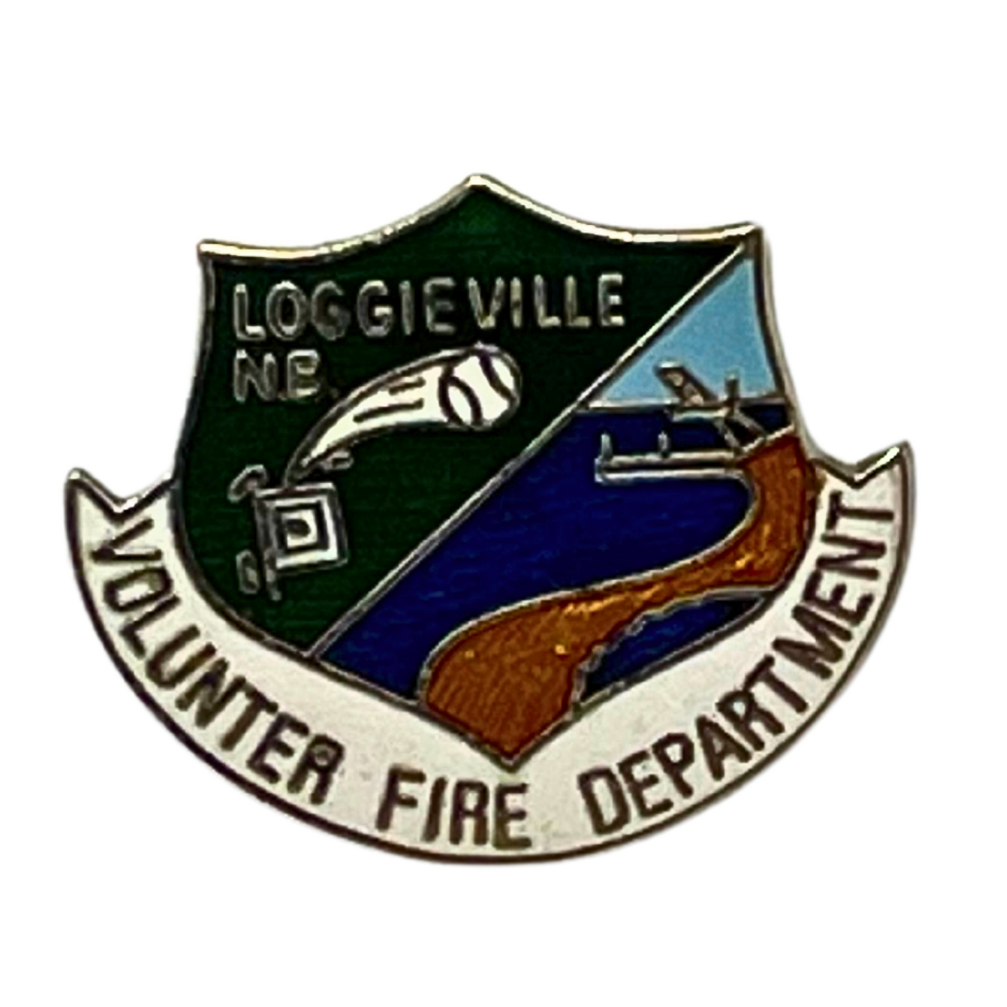 Loggieville N.B. Volunteer Fire Department Emergency Services Lapel Pin SP2