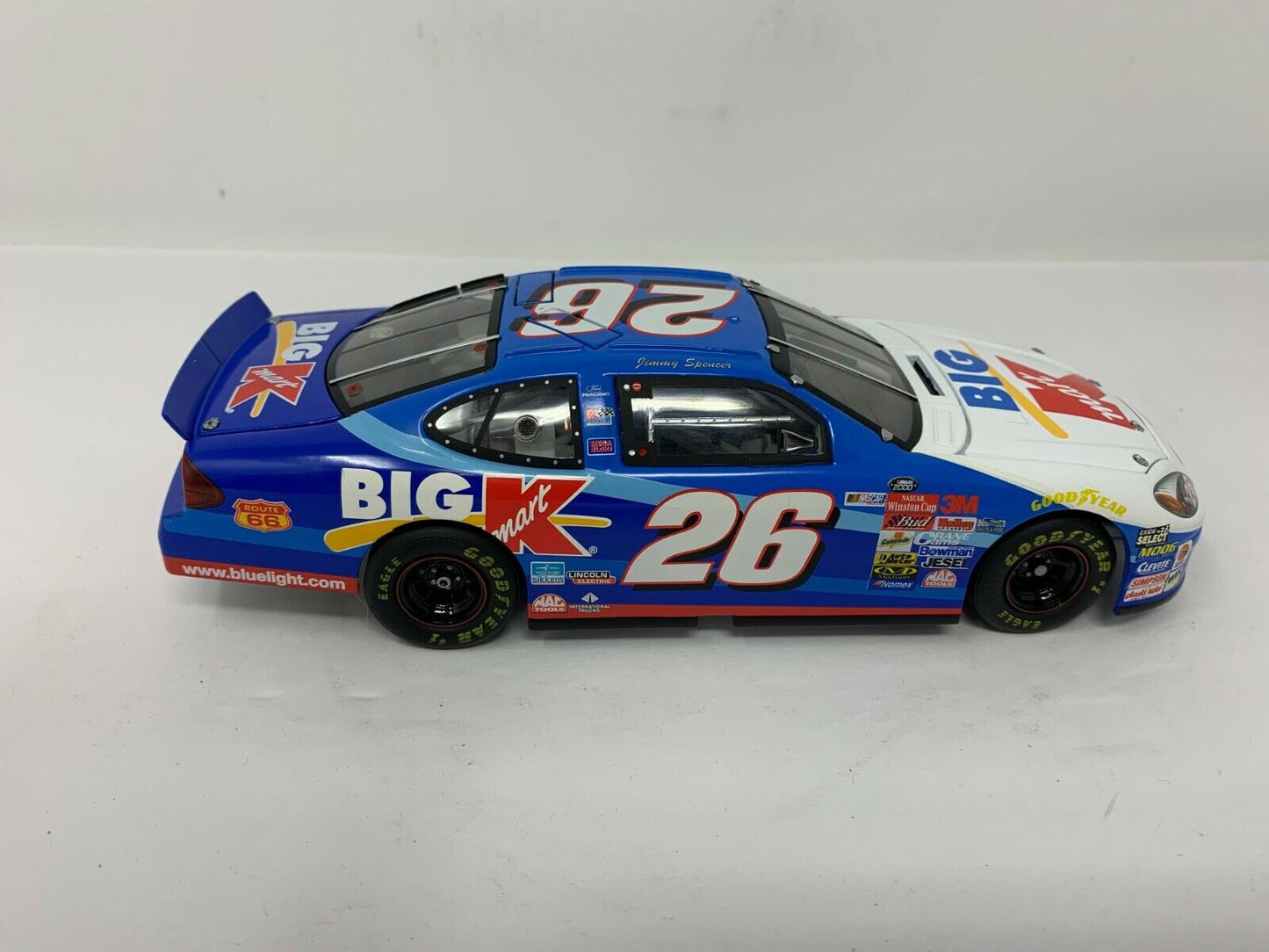 Team Caliber Owners Series Nascar #26 Jimmy Spencer Big Kmart Ford 1:24 Diecast