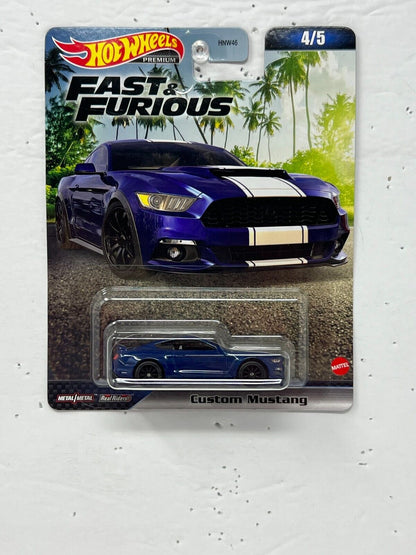 Hot Wheels Premium Fast & Furious Custom Mustang 1:64 Diecast