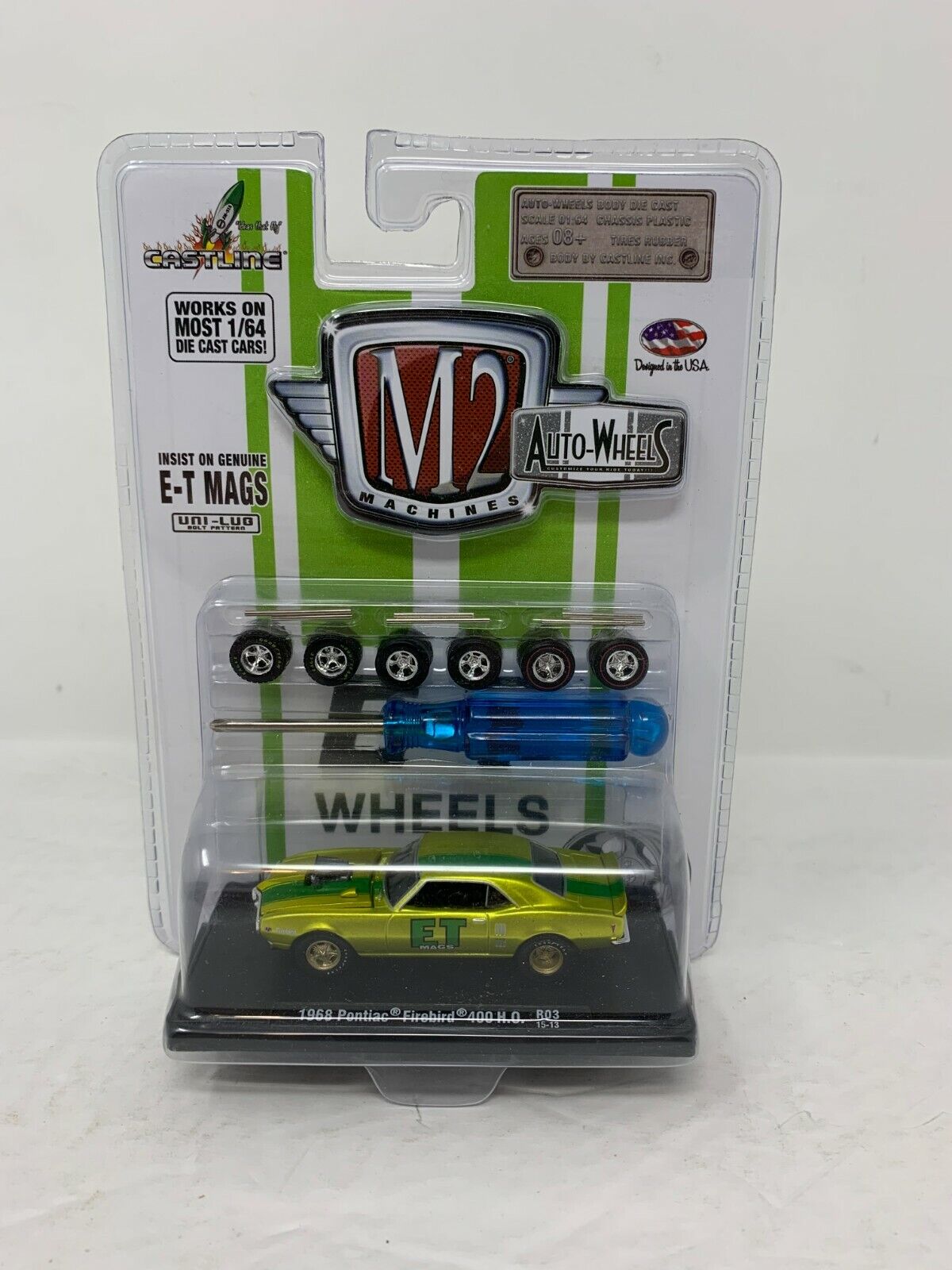 M2 Machines Auto-Wheels 1968 Pontiac Firebird 400 H.O. R03 1:64 Diecast