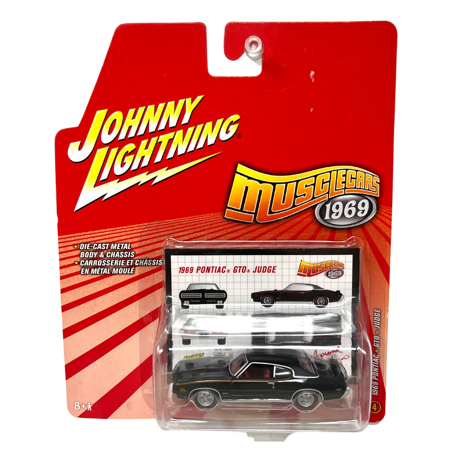 Johnny Lightning Musclecars 1969 Pontiac GTO Judge 1:64 Diecast