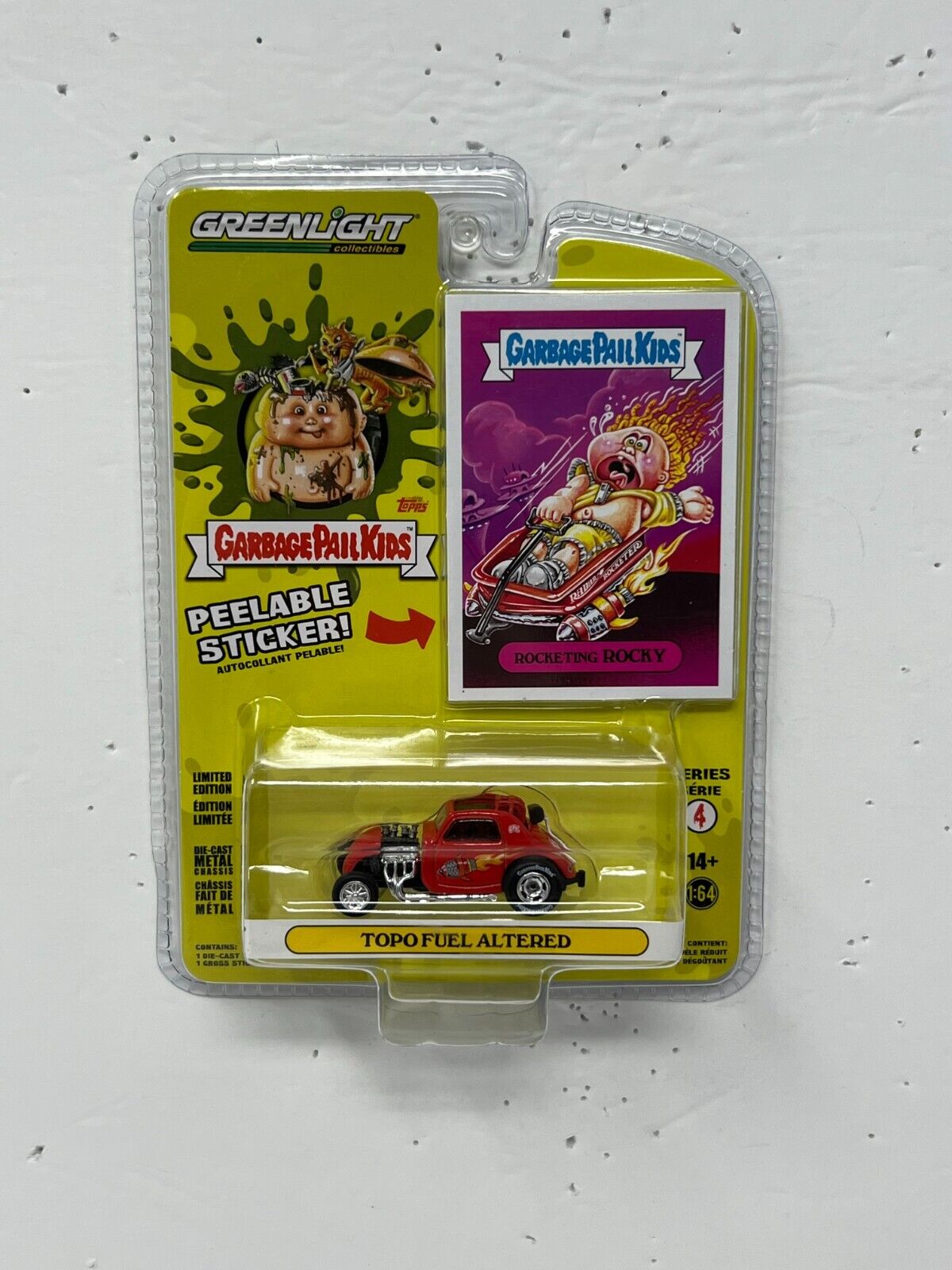 Greenlight Garbage Pail Kids Rocketing Rocky TOPO Fuel Altered 1:64 Diecast