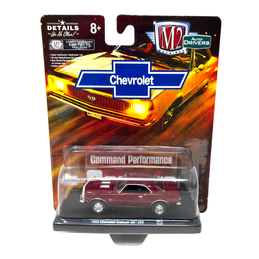 M2 Machines Auto-Drivers 1968 Chevrolet Camaro SS 350 R62 1:64 Diecast