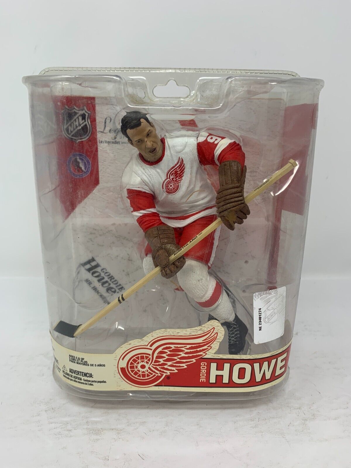 Mcfarlane NHL Gordie Howe Detroit Red Wings Legends Series 6 Figure