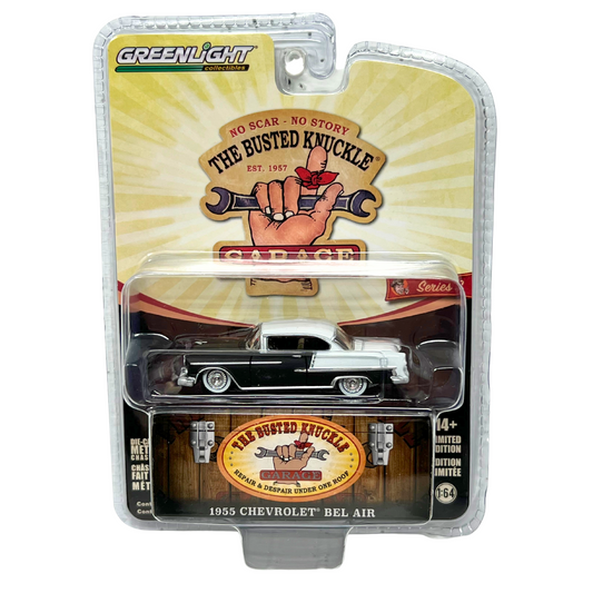 Greenlight The Busted Knuckle Garage 1955 Chevrolet Bel Air 1:64 Diecast