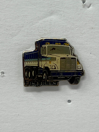 Freightliner Dump Semi Truck Lapel Pin