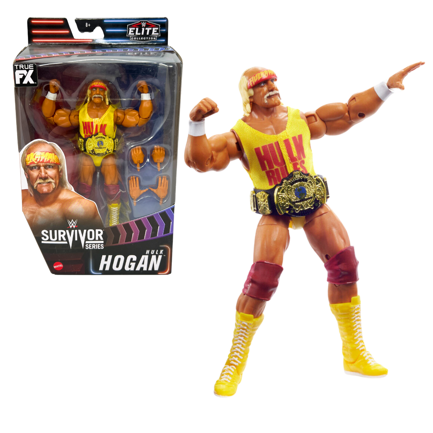 WWE Hulk Hogan Elite Collection Survivor Series Action Figure with Belt