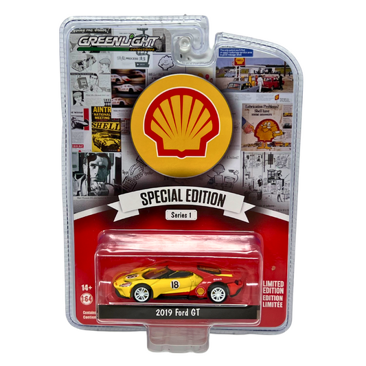 Greenlight Shell 2019 Ford GT 1:64 Diecast