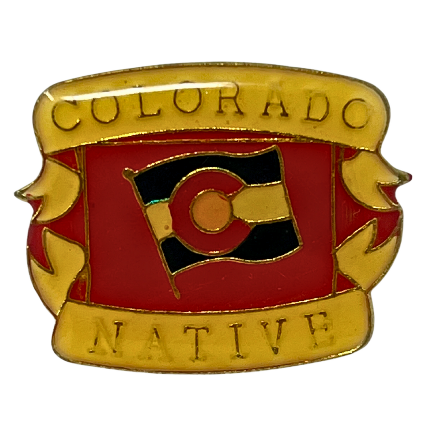 Colorado Native State Flag Cities & States Lapel Pin P1