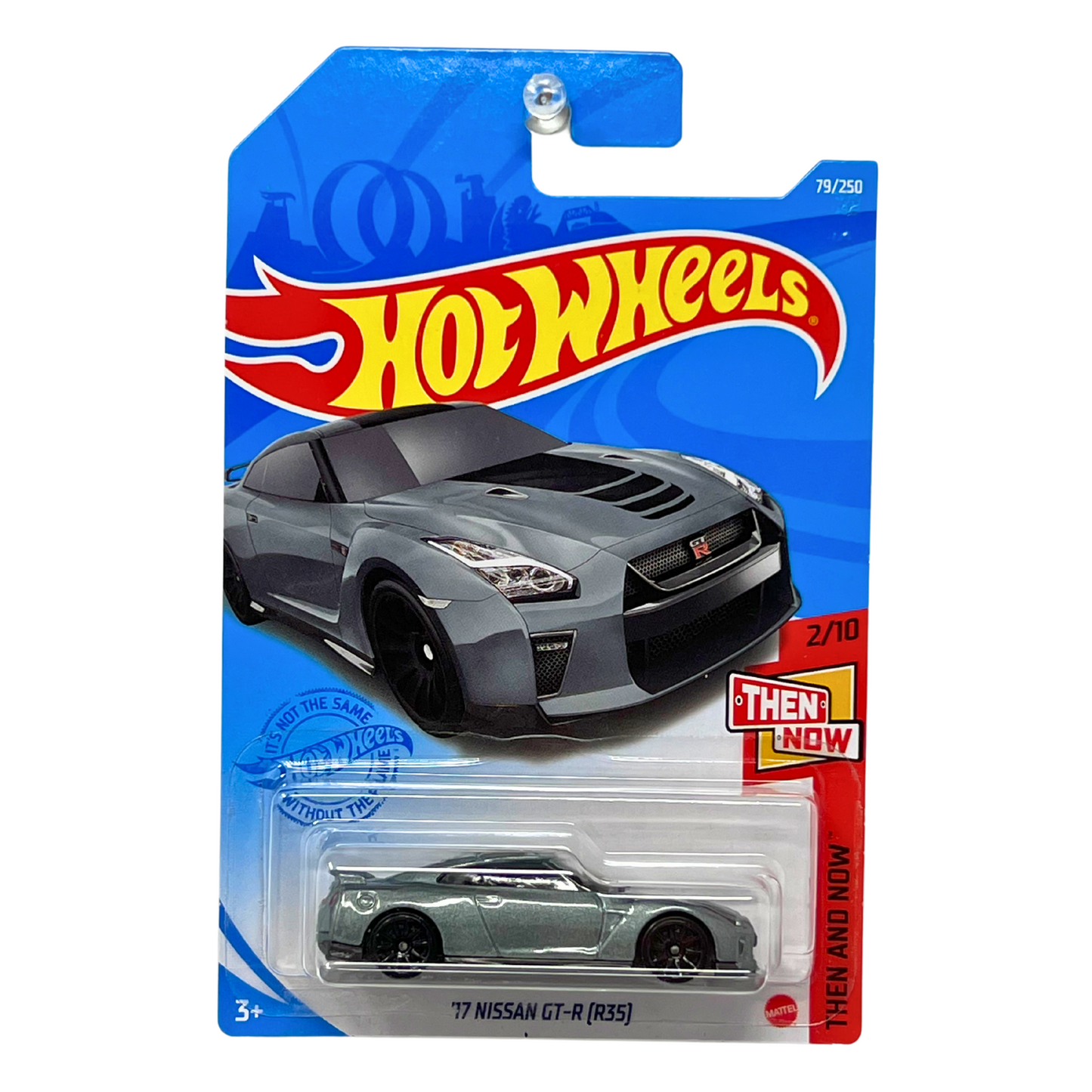 Hot Wheels Then and Now 2017 Nissan GT-R (R35) JDM 1:64 Diecast Gray