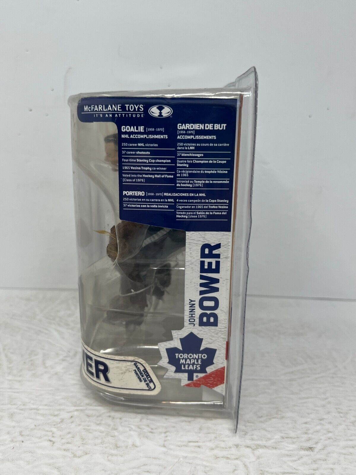 McFarlane NHL Legends Series 6 Johnny Bower Toronto Maple Leafs Action Figure