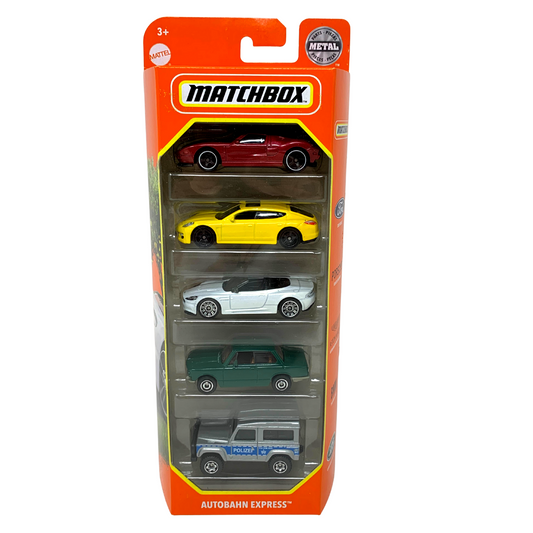 Matchbox 2020 Autobahn Express 5-Pack 1:64 Diecast