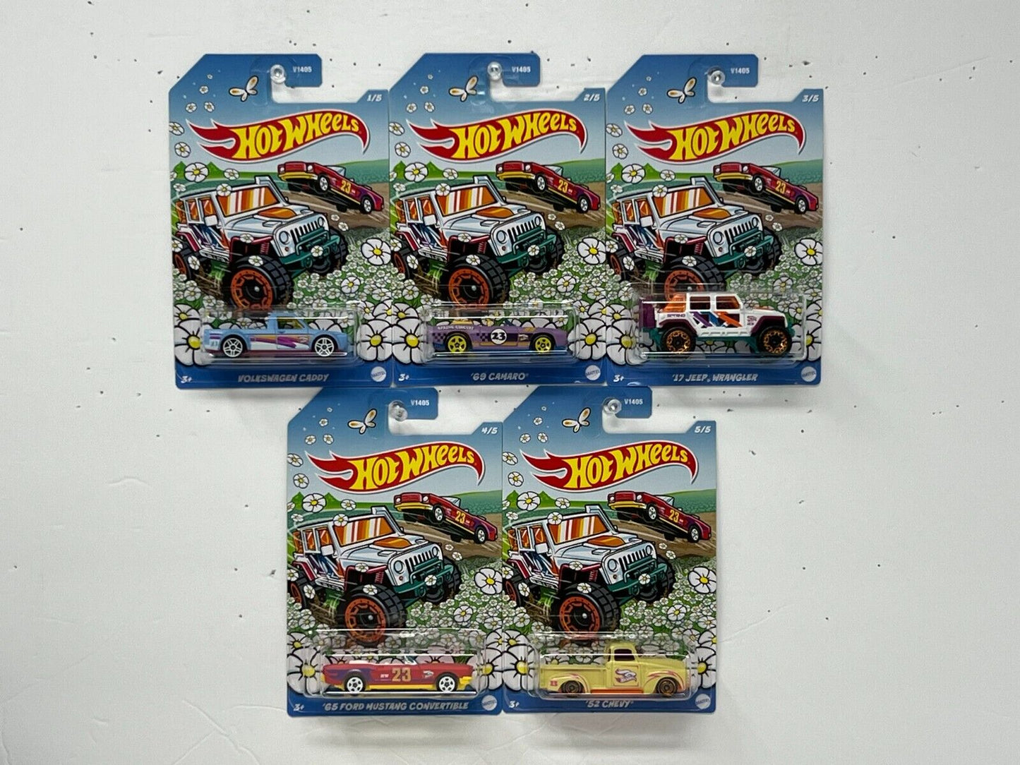 Hot Wheels Spring Easter Collection 1:64 Diecast Complete Set of 5