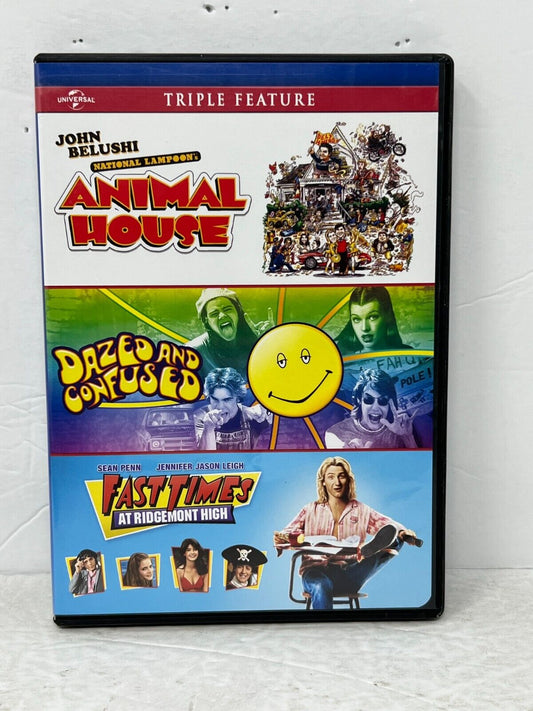 Animal House/ Dazed and Confused / Fast Times (DVD) Good Condition!!!
