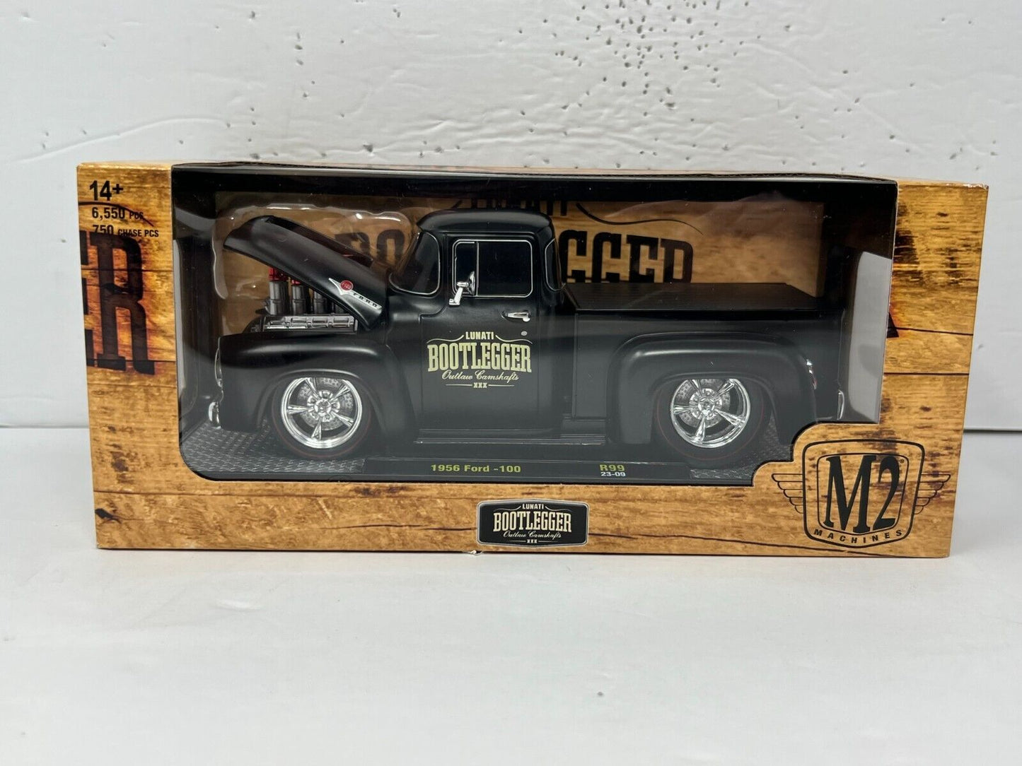 M2 Machines Lunati Bootlegger 1956 Ford F-100 1:24 Diecast