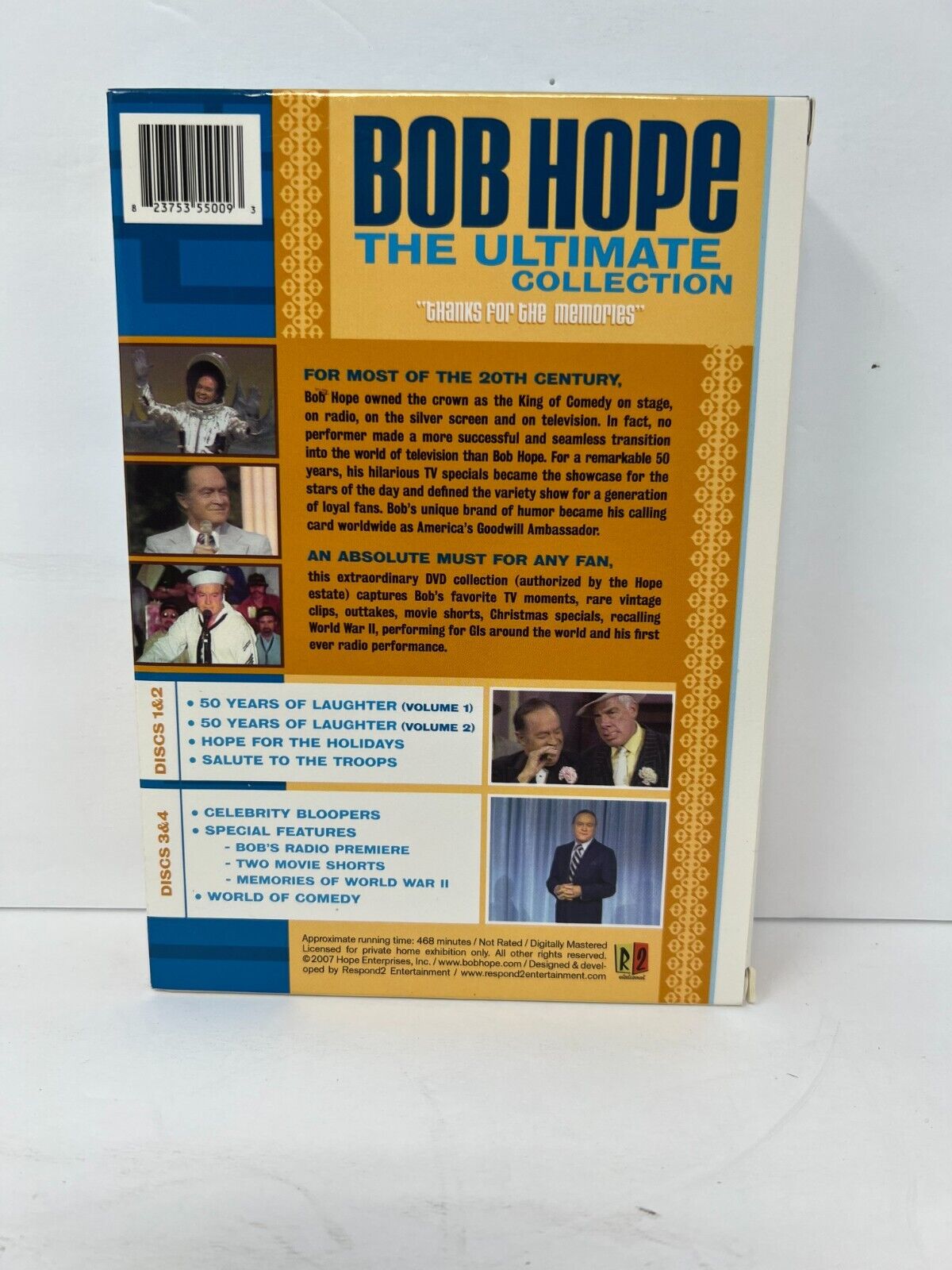 Bob Hope The Ultimate Collection (DVD, 2007) TV Series Boxset Good Condition!!!