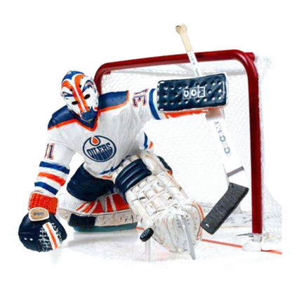 McFarlane NHL Grant Fuhr Edmonton Oilers White Jersey Legends Series 2 Figure