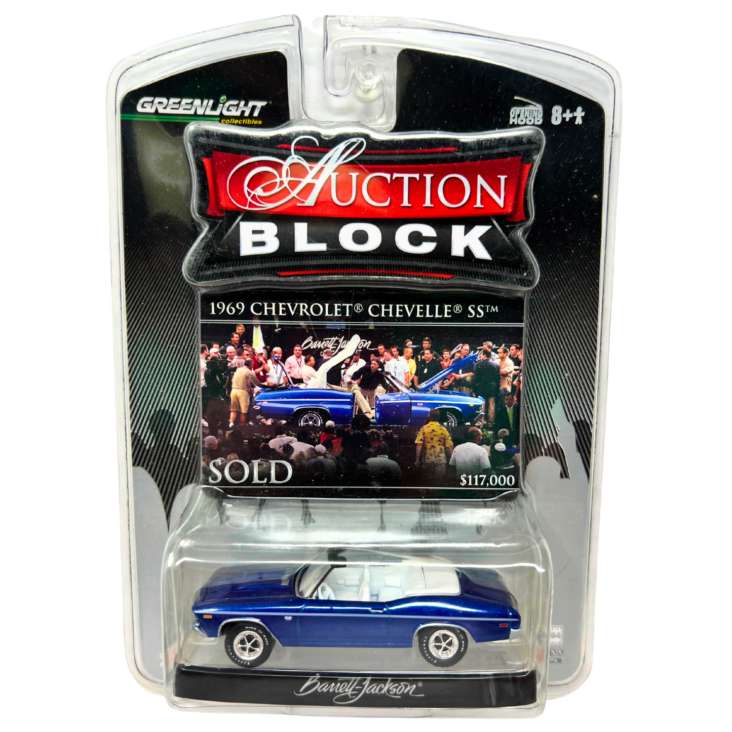 Greenlight Barrett Jackson Auction Block 1969 Chevrolet Chevelle SS 1:64 Diecast