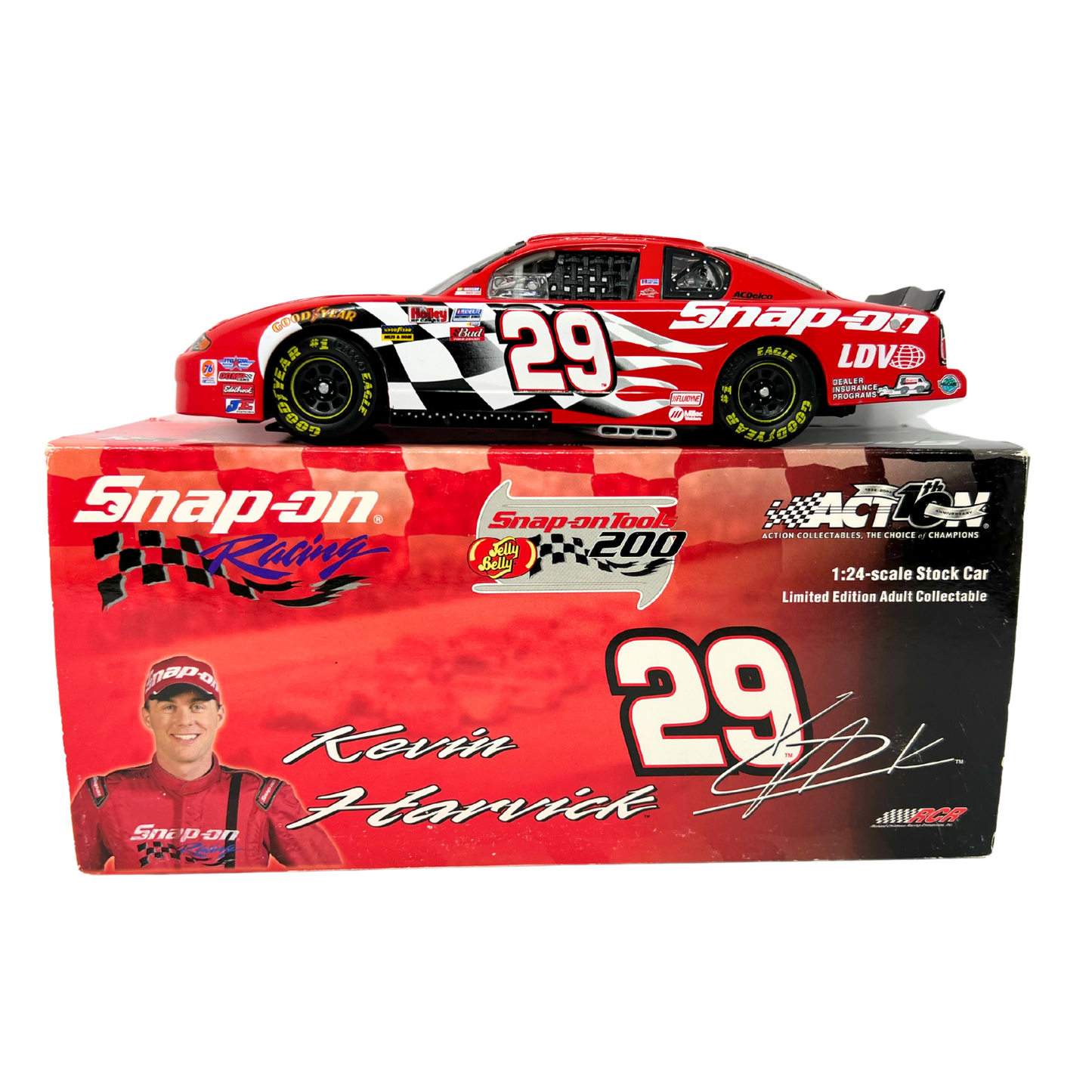 Action Nascar #29 Kevin Harvick Snap-On 2002 Chevy Monte Carlo 1:24 Diecast